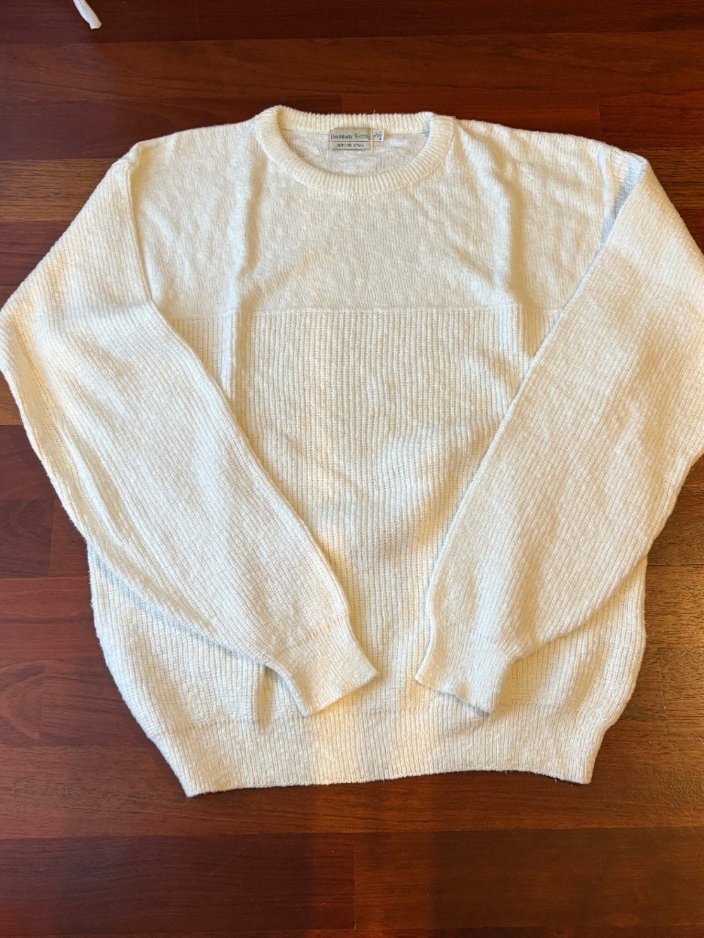 Vintage Boundary Waters Cream Mixed Knit Sweater